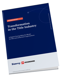 Transformation in the Title Industry report cover graphic