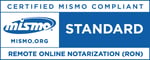 Badge representing MISMO certified RON compliance