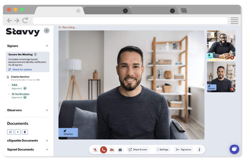 A browser window showing a RON meeting A browser window showing a RON meeting