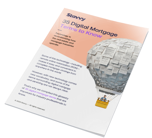 Cover of the 30 Digital Mortgage terms glossary