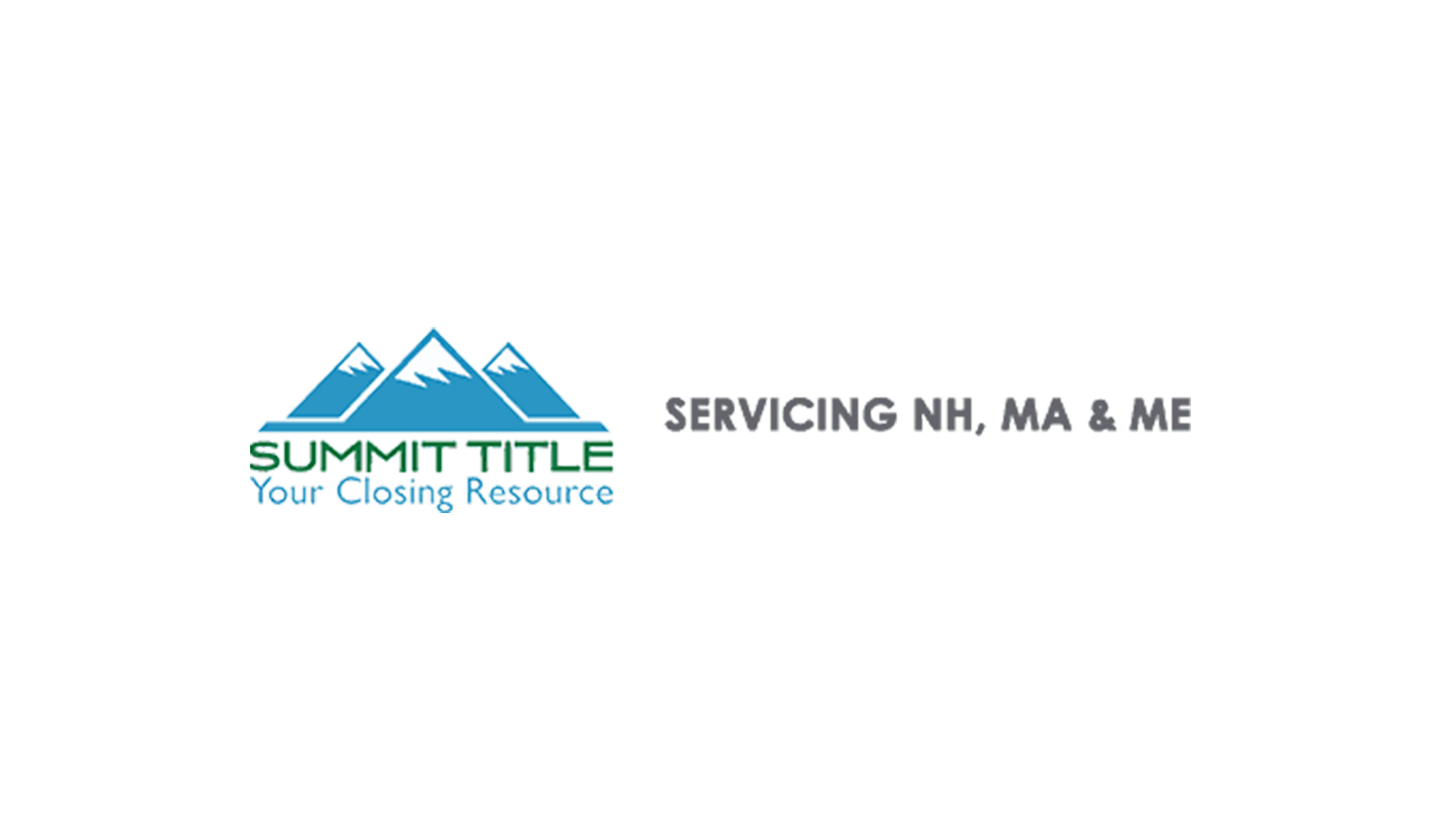 A graphic of Summit Title's logo for a Stavvy remote closing case study